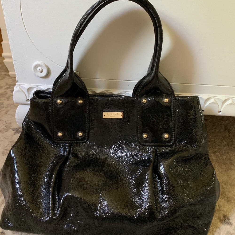 Kate Spade Paten Leather Shoulder Bag